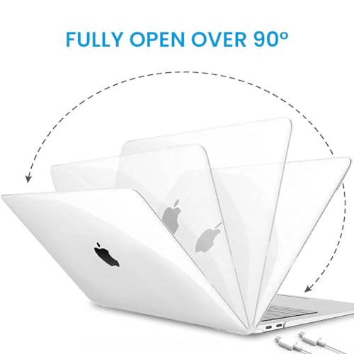 ZORBES® Laptop Cover 13.3 Inch for MacBook Air M1 A2337 A2179 A1932 Case Compatible with Apple 2020 2019 2018 Release Waterproof Clear Plastic Hard Shell Protector 3 PCS ZORBES® Laptop Cover 13.3 Inch for MacBook Air M1 A2337 A2179 A1932 Case Compatible with Apple 2020 2019 2018 Release Waterproof Clear Plastic Hard Shell Protector 3 PCS